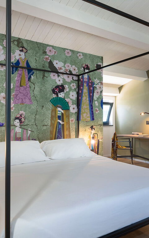 Villa Gianos: soveværelse