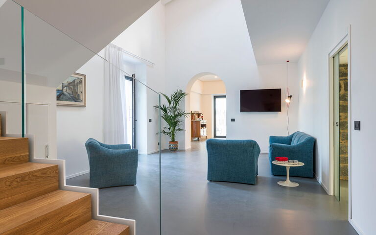 Villa Gianos: Stue