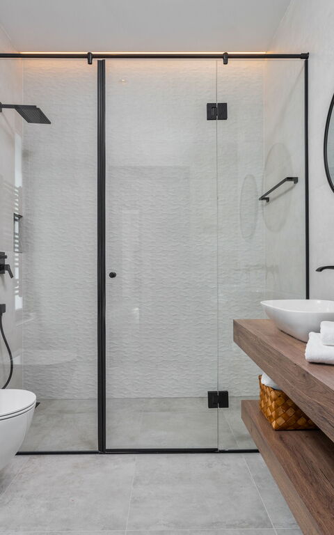 Villa Sea Breeze: Badeværelse