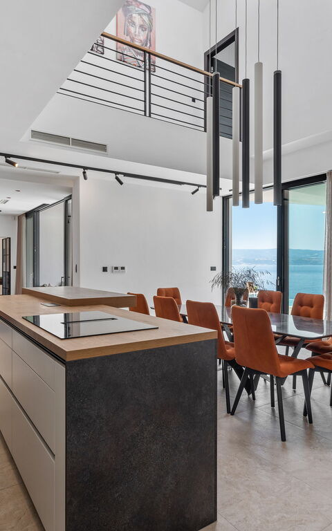 Villa Sea Breeze: Frokostlokale, Hovedindgang, Køkken