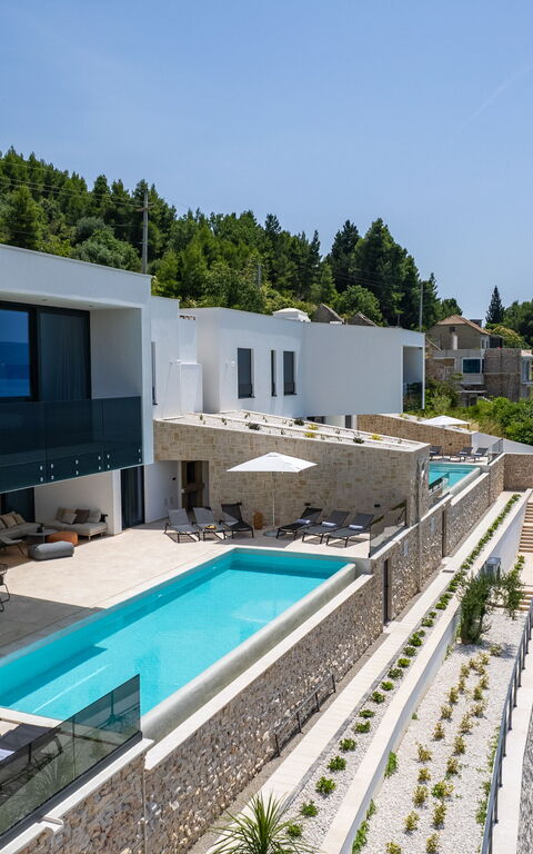 Villa Sea Breeze: pool, Udvendige