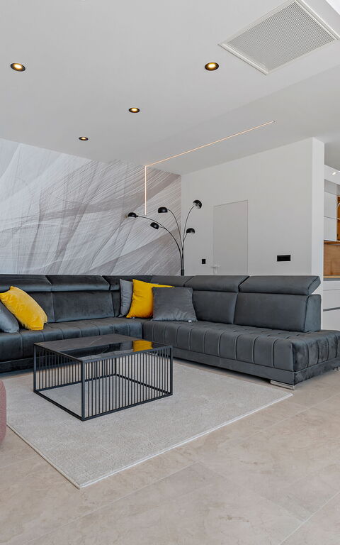 Villa Loma: Køkken, Stue