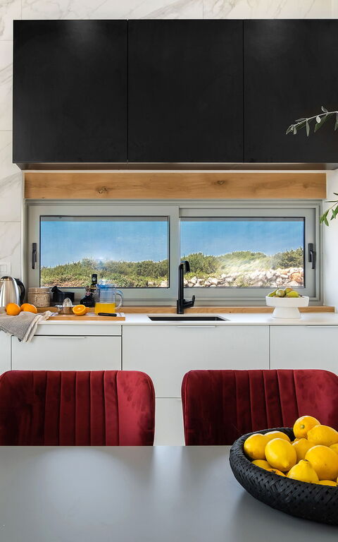 Villa Steropa: Frokostlokale, Køkken