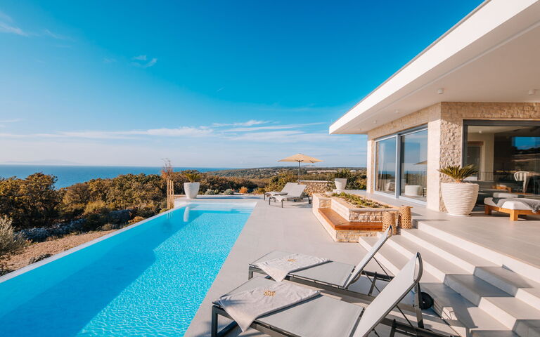 Villa Steropa: Altan / terrasse / gårdhave, pool, Udendørs