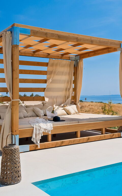 Villa Elektra: Altan / terrasse / gårdhave, pool, Udendørs