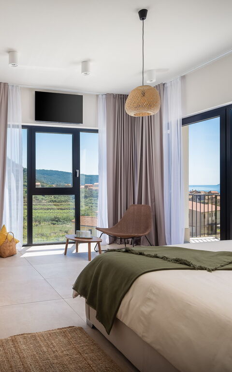 Villa Vivere: Altan / terrasse / gårdhave, soveværelse