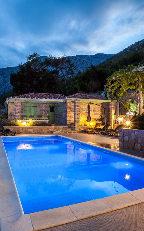 Villa Azurit: pool, Udvendige