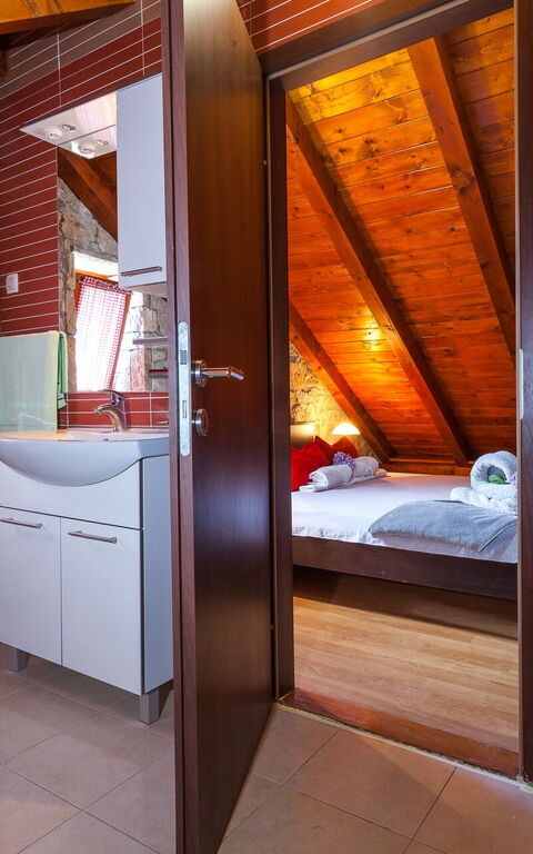 Villa Azurit: Badeværelse, soveværelse