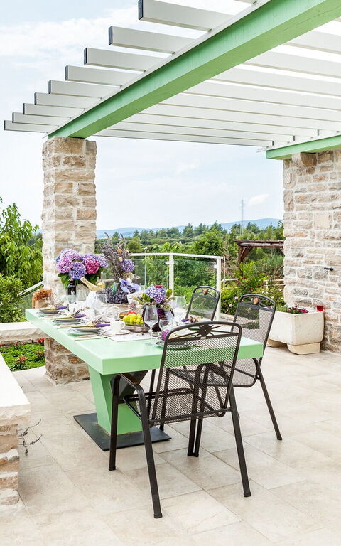Villa Azurit: Altan / terrasse / gårdhave, Udendørs, Udvendige