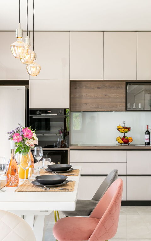 Villa Spectrum: Frokostlokale, Køkken