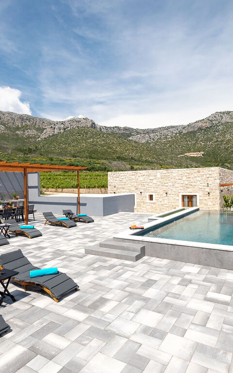 Villa Spectrum: Altan / terrasse / gårdhave, pool, Udendørs, Udvendige