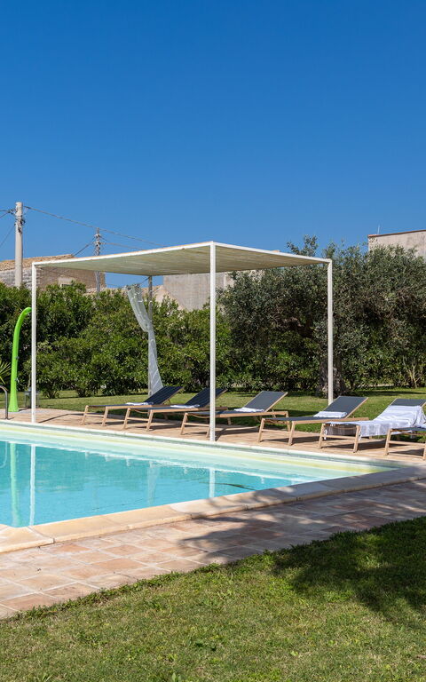 Villa Casale: Have, pool, Udendørs, Udvendige