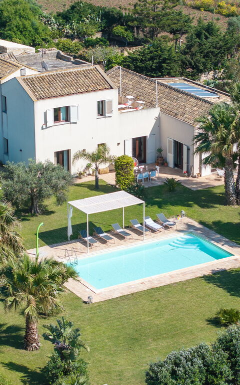 Villa Casale: Have, pool, Udendørs, Udvendige
