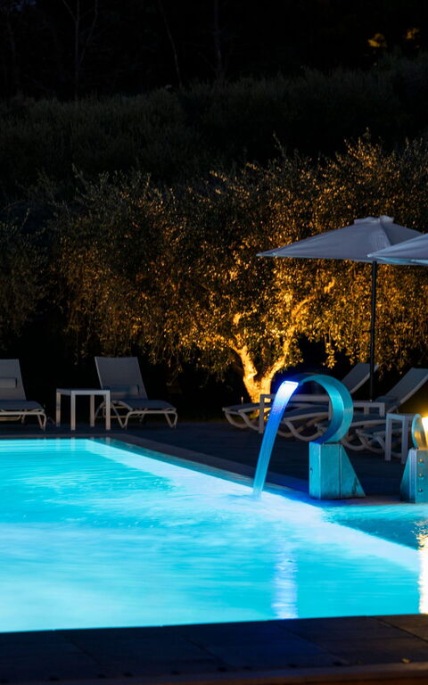 Villa Acquaviva: Have, pool, Udendørs