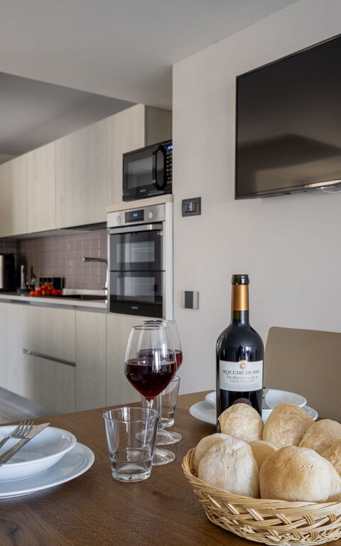 Villa Acquaviva: Frokostlokale, Køkken