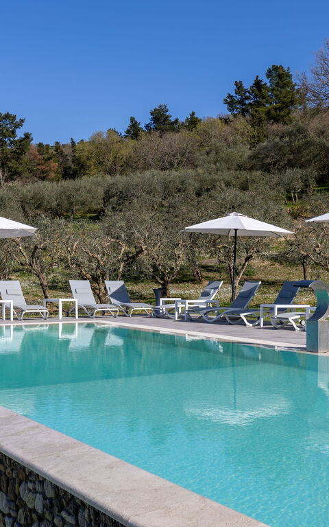 Villa Acquaviva: Have, pool, Visninger