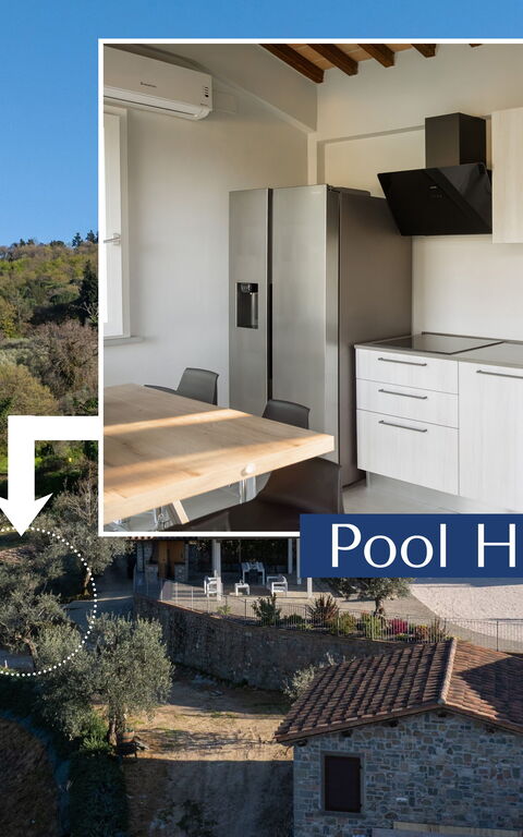 Villa Acquaviva: Køkken, Udendørs