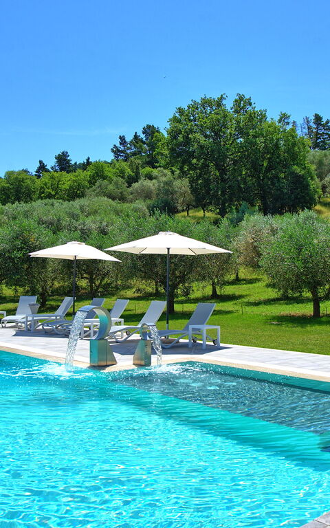 Villa Acquaviva: Have, pool, Sommer, Udendørs