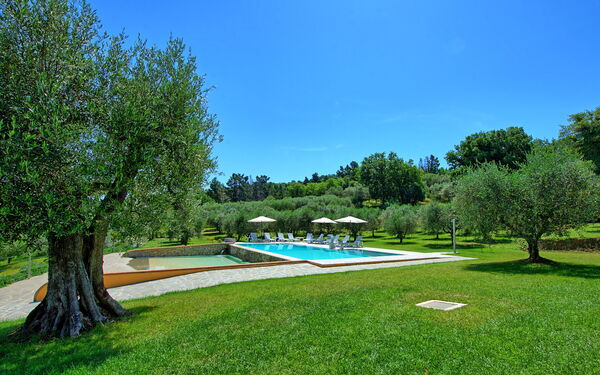 Villa Acquaviva: Have, pool, Sommer, Udendørs
