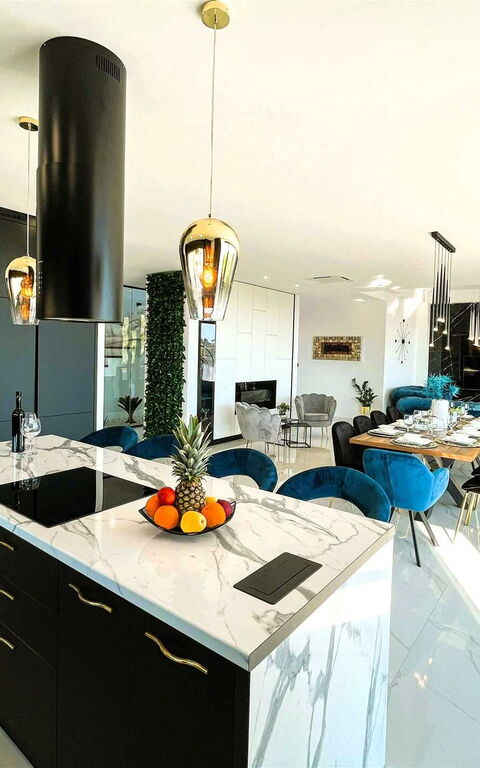 Villa Nikta: Frokostlokale, Køkken