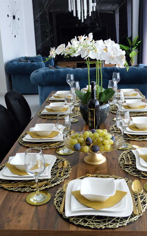 Villa Nikta: Frokostlokale, Stue