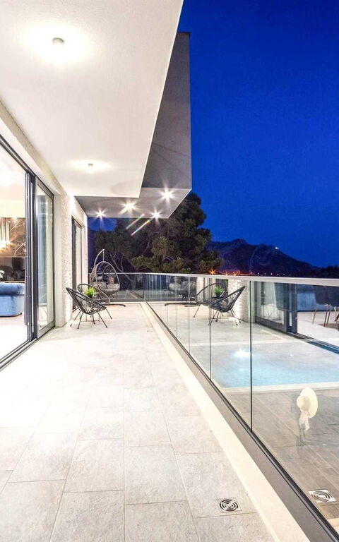 Villa Nikta: Altan / terrasse / gårdhave, pool, Udendørs