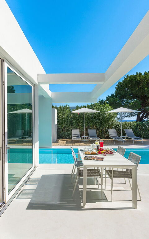 Villa Gadir: Altan / terrasse / gårdhave, Mad, pool, Udendørs, Udvendige