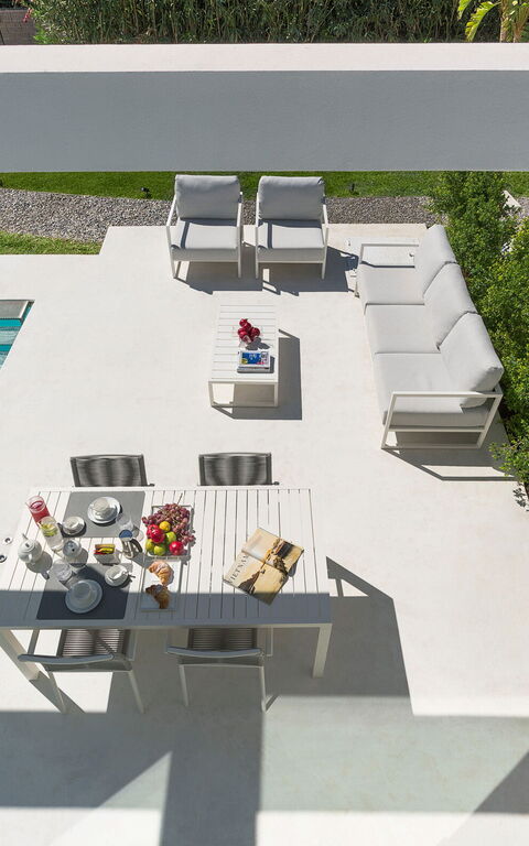 Villa Gadir: Altan / terrasse / gårdhave, Mad, pool, Udendørs, Udvendige