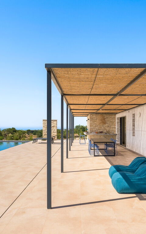 Villa Passo Salina: Altan / terrasse / gårdhave, pool