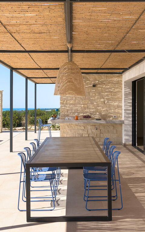 Villa Passo Salina: Altan / terrasse / gårdhave, pool