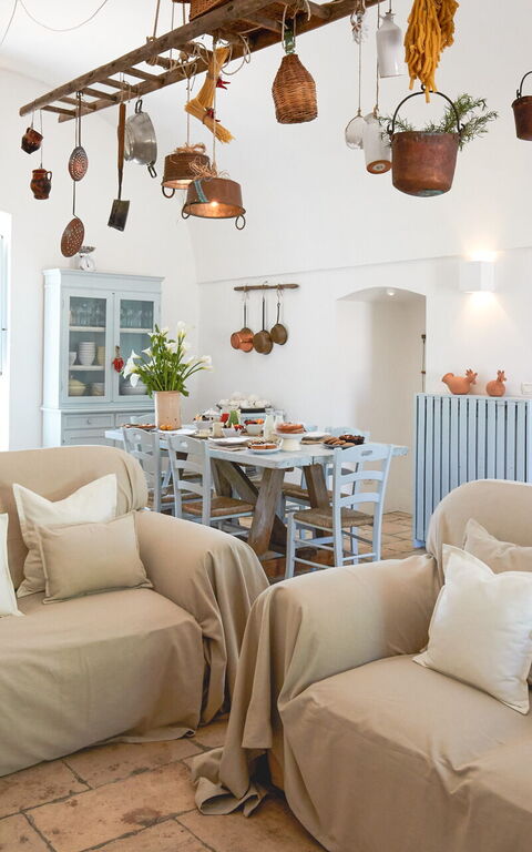 Masseria Lamacerase: Stue