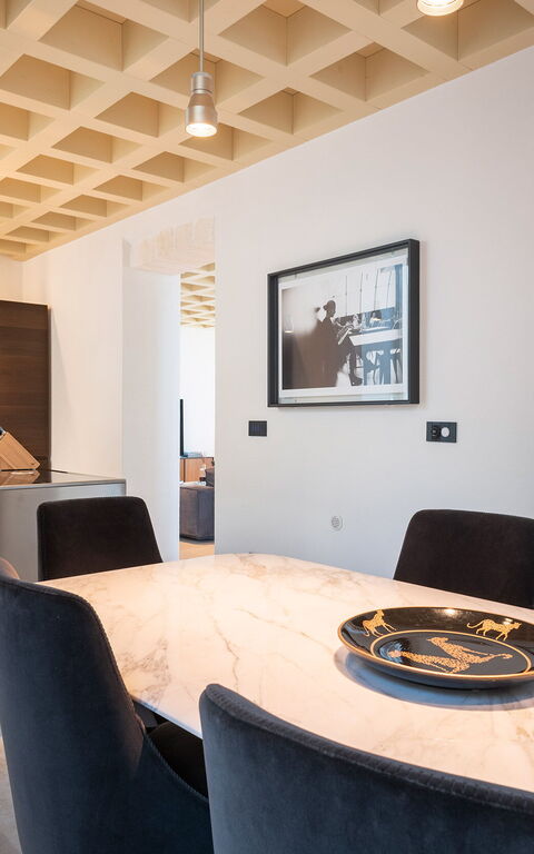 Villa Il Faro: Frokostlokale, Køkken