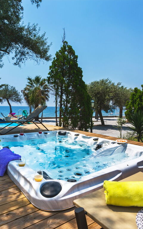 Villa Bellasia: boblebad, Udendørs, Udvendige, Visninger