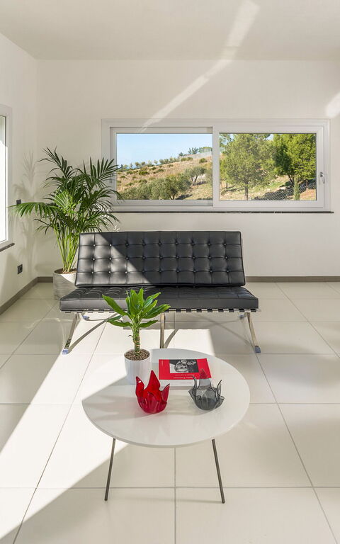 Villa Giglio Di Mare: Frokostlokale, Stue