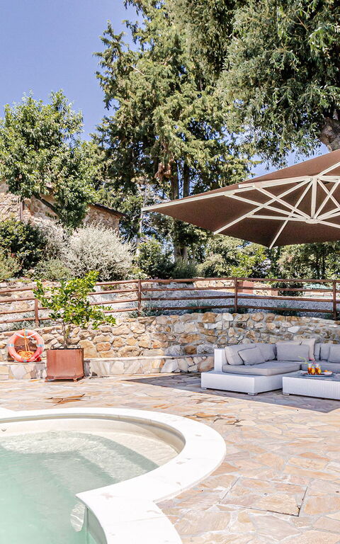 Chateau La Siroque: pool, Udendørs, Udvendige