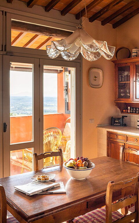 Villa Colle Di Sotto: Frokostlokale, Køkken