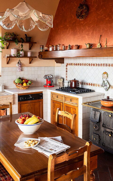 Villa Colle Di Sotto: Frokostlokale, Køkken