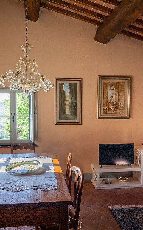 Villa Colle Di Sotto: Frokostlokale, Stue