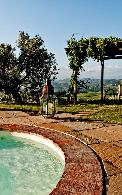 Cottage Colle Di Sotto: Have, pool, Udendørs, Udvendige