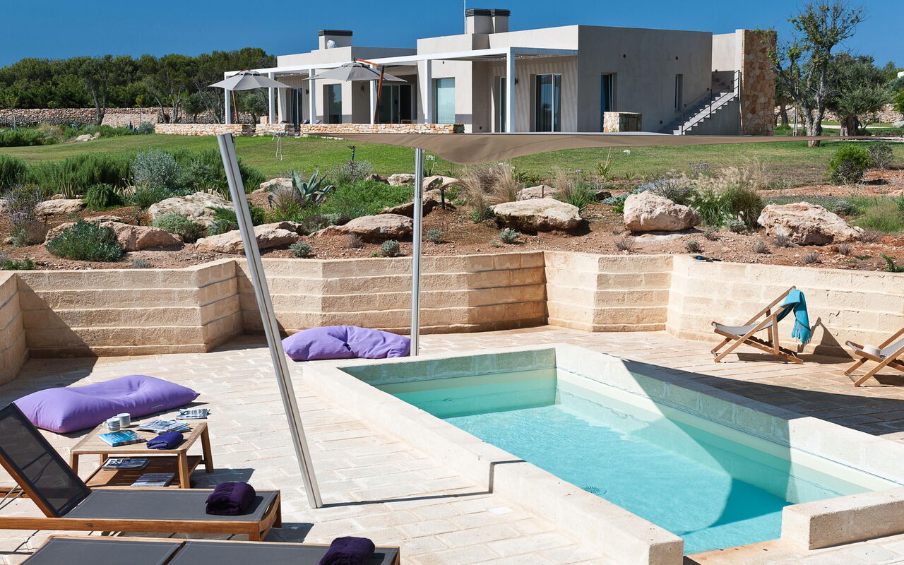 Villa Partenope: Have, pool, Udendørs, Udvendige