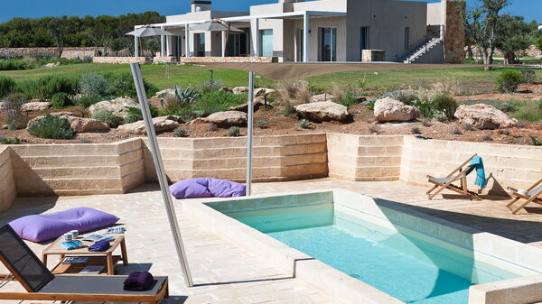 Villa Partenope: Have, pool, Udendørs, Udvendige