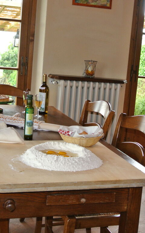 Casale Della Torre: Frokostlokale, Stue