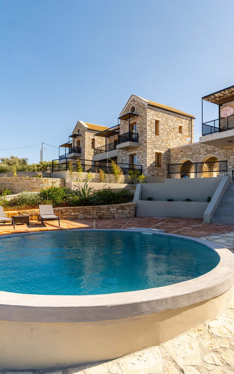 Villa Falcos: pool, Udendørs, Udvendige