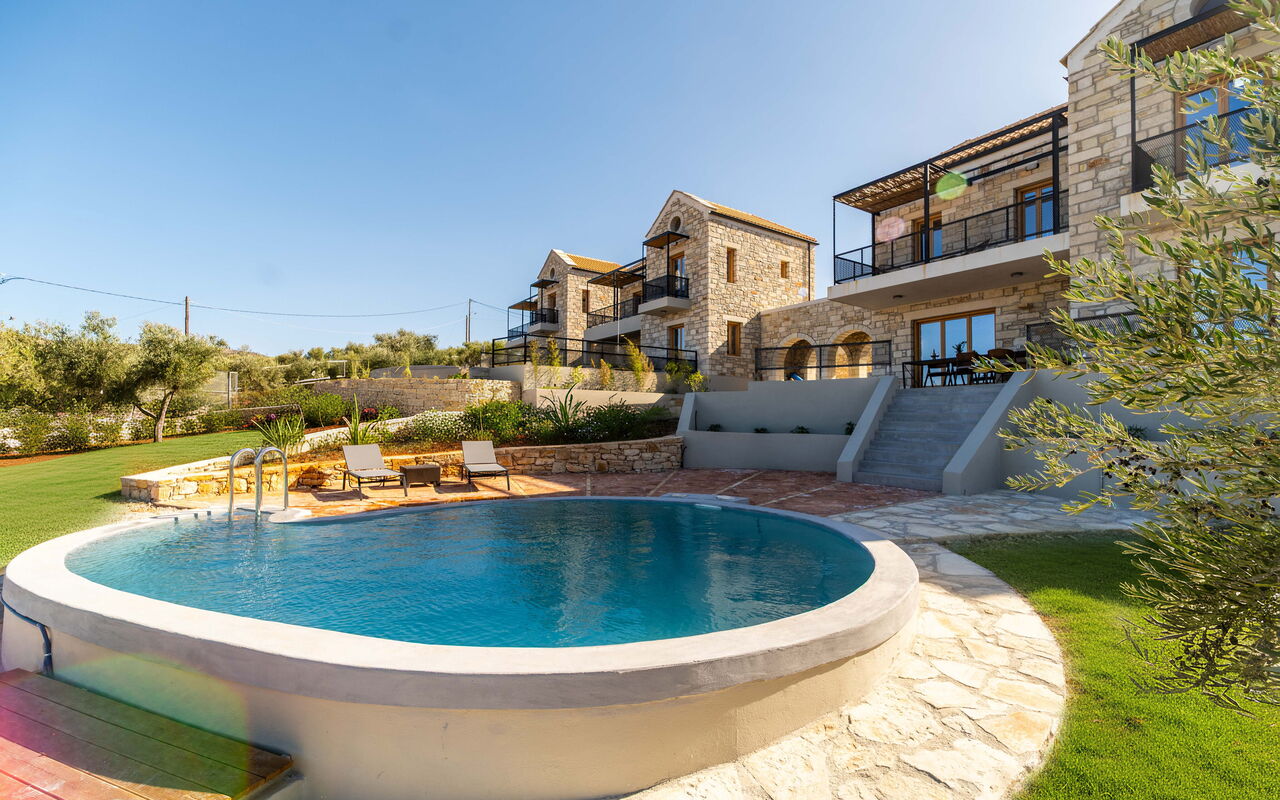 Villa Falcos: pool, Udendørs, Udvendige