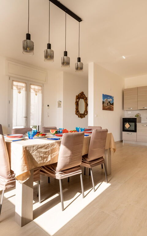 Villa Palibella: Frokostlokale, Køkken, Stue