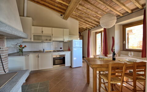 Feriebolig Torre 1: Frokostlokale, Køkken