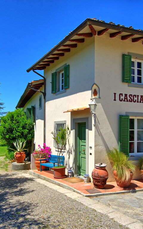 Villa Casciani: Udendørs, Udvendige