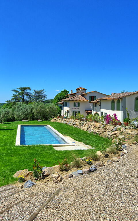 Villa Casciani: pool, Udendørs