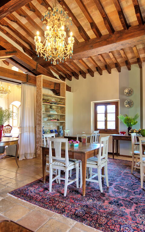 Villa Casciani: Frokostlokale, Stue