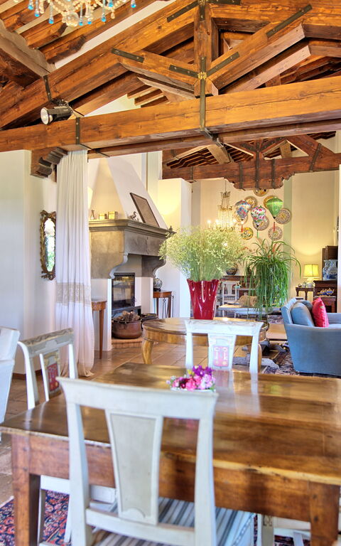 Villa Casciani: Frokostlokale, Stue